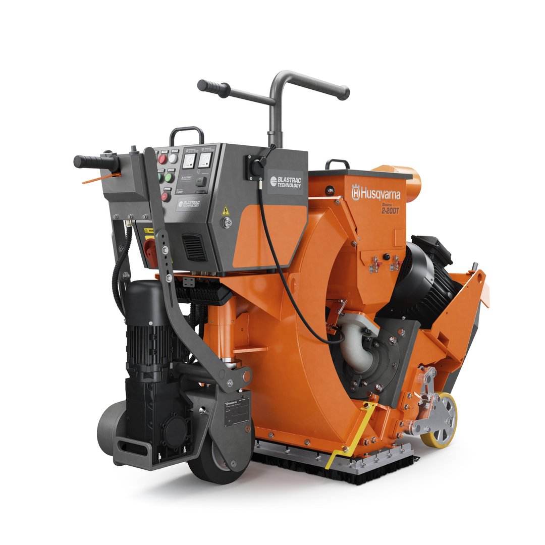 BLASTRAC / HUSQVARNA 2-20 DT – Kugelstrahlmaschine – Bild 2