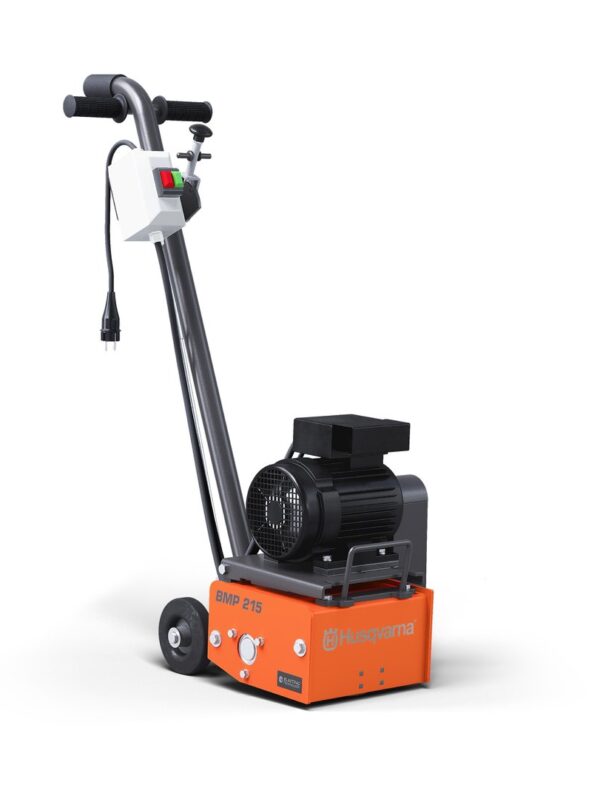 HUSQVARNA / BLASTRAC BMP 215 E mit Trommel – Betonfräse (230 Volt)