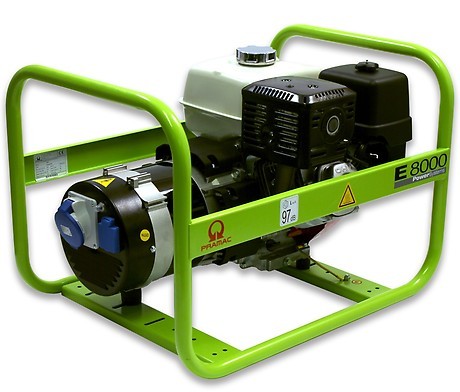 PRAMAC E 8000 SHI benzinbetriebener Stromerzeuger 230 Volt | 7,2 kVA