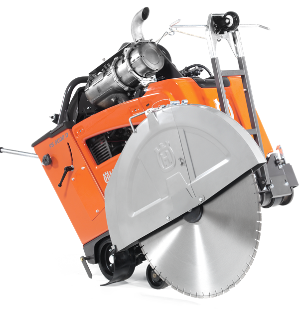 HUSQVARNA FS 5000 D dieselbetriebener & selbstfahrender Fugenschneider Ø 750 mm