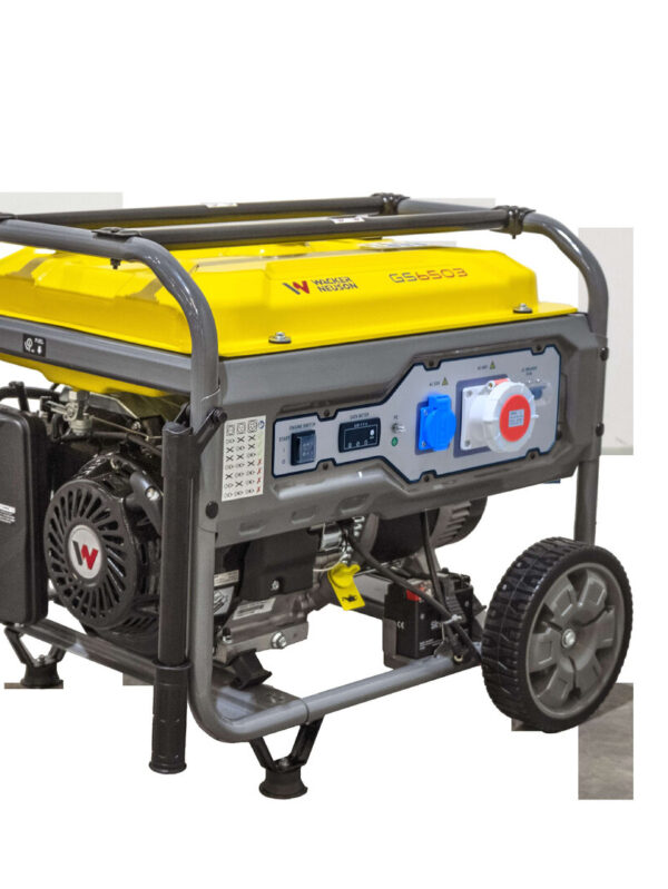 WACKER NEUSON GS 6503 G benzinbetriebener Stromerzeuger 230 oder 400 Volt