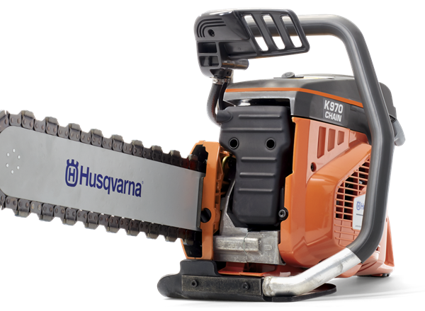 HUSQVARNA K 970 CHAIN benzinbetriebene Beton-Kettensäge mit Elite-Kette und Schwert 450 mm