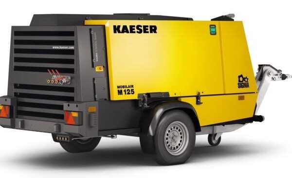 KAESER MOBILAIR M125 – Baukompressor mit Stromerzeuger 13 kVA mobil
