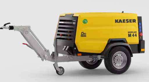 KAESER MOBILAIR M44 – Baukompressor mit Stromerzeuger 8,5 kVA mobil