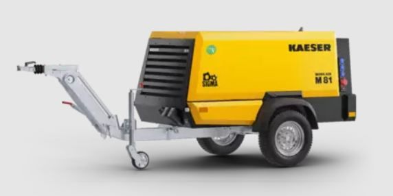 KAESER MOBILAIR M81 – Baukompressor mit Stromerzeuger 8,5 kVA mobil