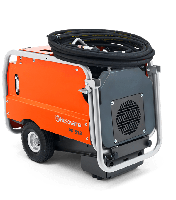 HUSQVARNA PP 518 , benzinbetriebenes Hydraulik-Aggregat