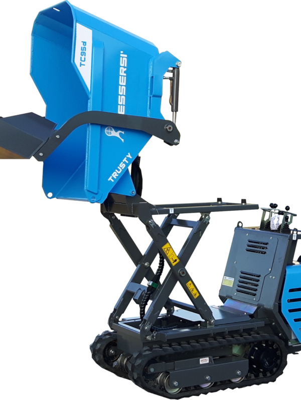MESSERSI TC95d – Minidumper Hochkipper + Selbstladeschaufel mit 900 kg Zuladung | Gebrauchtgerät