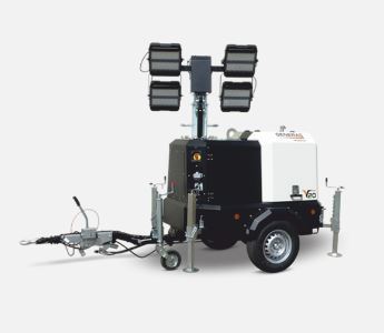 PRAMAC / Generac IQ PRO HYBRID diesel-/batteriebetriebener Lichtmast