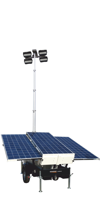 PRAMAC / Generac VT SOLAR solar-/batteriebetriebenerLichtmast – Bild 2