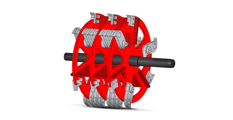 NEGRI Biohäcksler R260 / Häcksler mit Dreipunktaufnahme CAT. 1 / 2 für Traktor – Bild 6