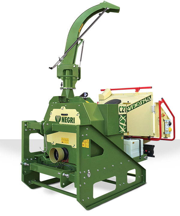 NEGRI Holzhäcksler C21 / Häcksler mit Dreipunktaufnahme CAT. 1 / 2 für Traktor
