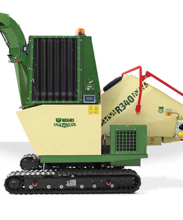 NEGRI Biohäcksler R340 / Diesel-Häcksler mit Raupenfahrwerk
