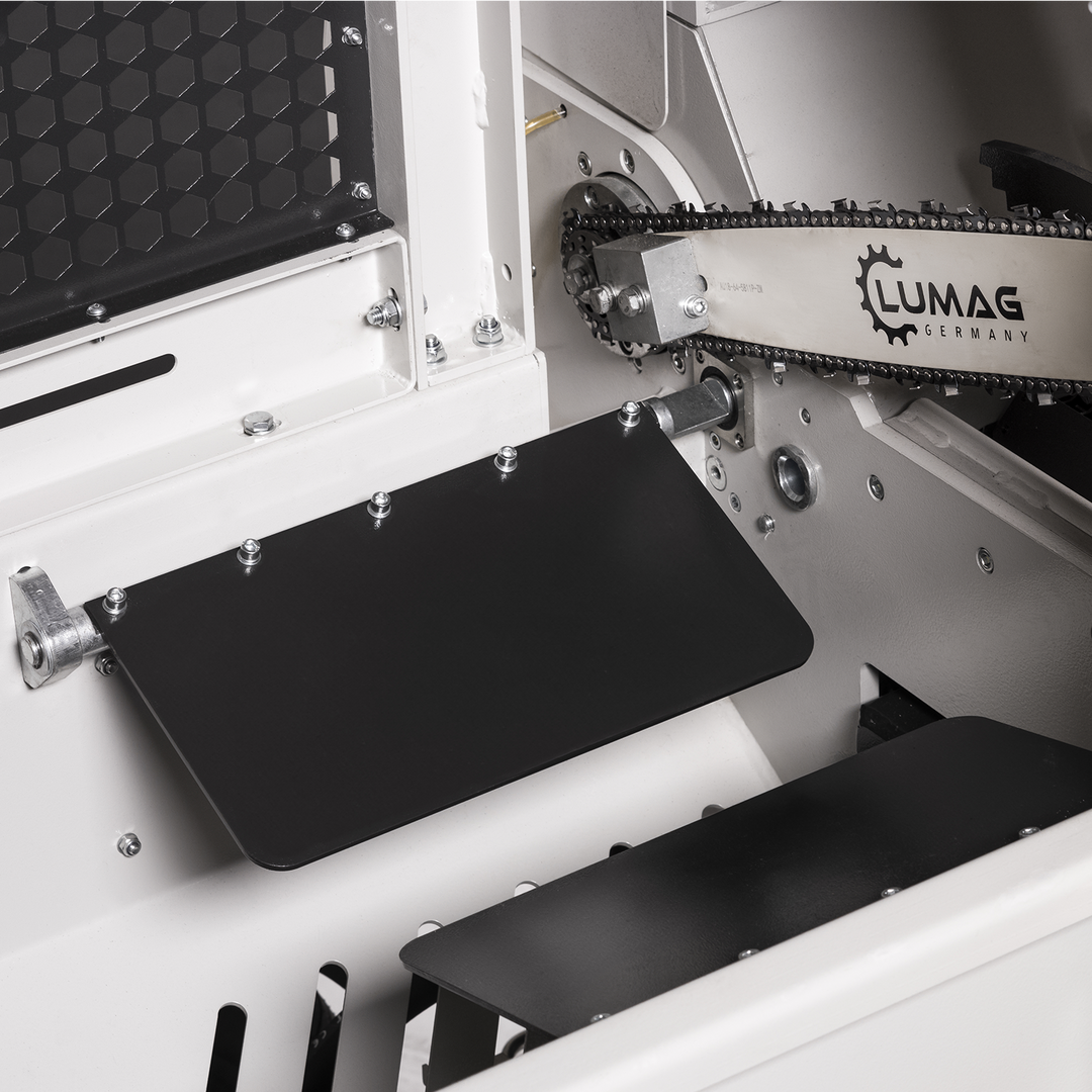 LUMAG SSA400EHPROS | Elektro-Sägespaltmaschine mit Fördenband & Zuführförderband – Bild 3