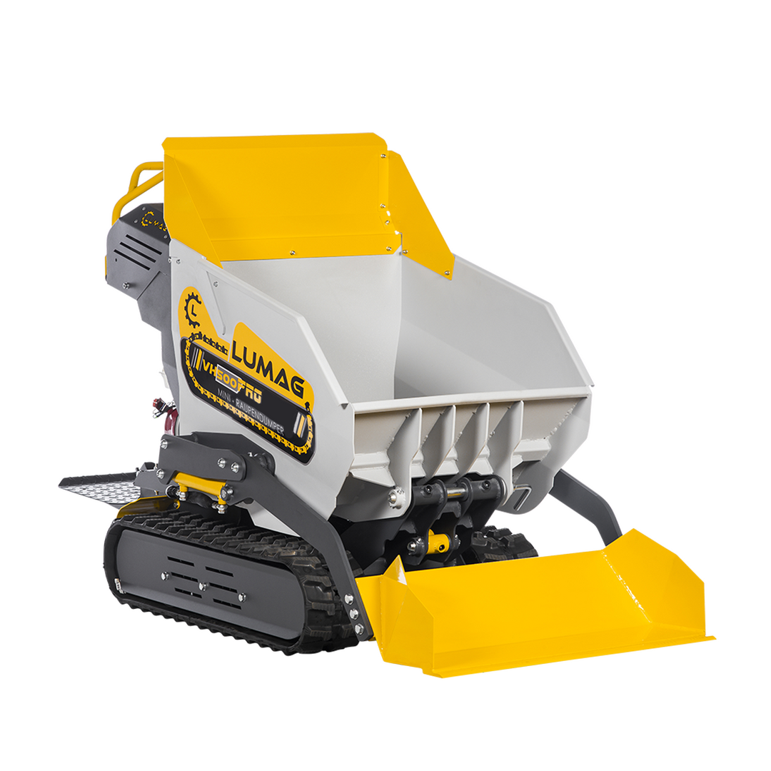 LUMAG VH500-PROA Minidumper mit Frontkippmulde und Selbstladeschaufel 500 kg Zuladung